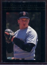 1992 Fleer Baseball Roger Clemens Career Highlights 13 Boston Red Sox B