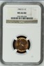 1962 D Lincoln Cent NGC MS 66 RD Denver Lincoln Memorial
