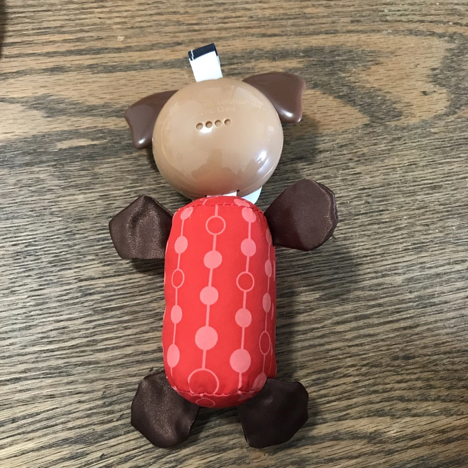 Juguete de repuesto Baby Einstein marrón cachorro perro sonajero Foto 3 de 4