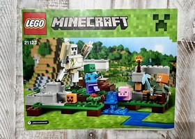 LEGO Minecraft: The Iron Golem (21123) Complete Retired Set 
