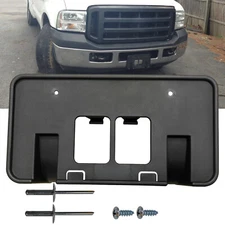 For 2005-2007 Ford F250 F350 Super Duty Front License Plate Mount Bracket Holder