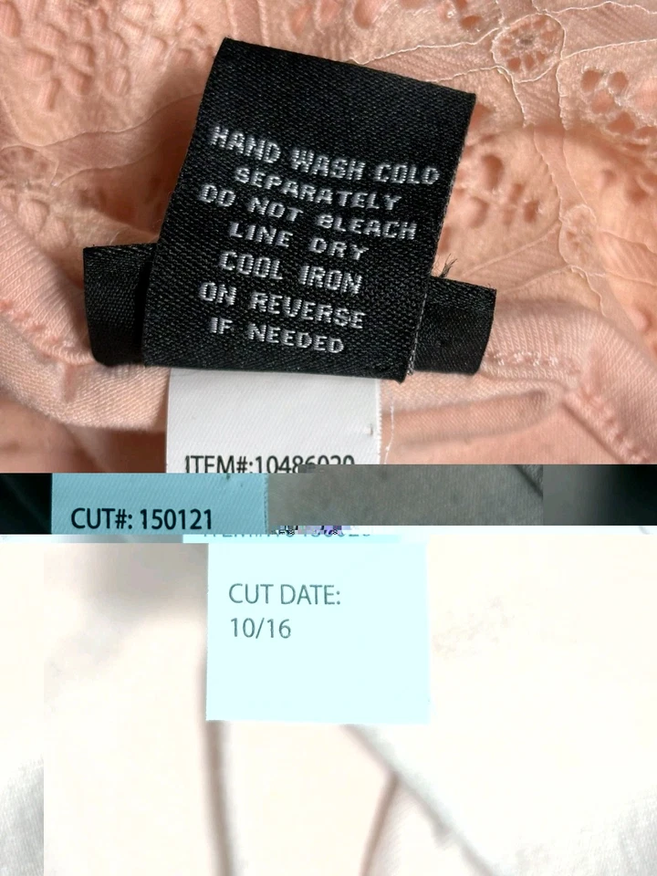 Torrid кружева отделки Топ женщин размер 1 X персиковый v-образным вырезом трепетать рукав супер мягкий - Изображение 4 из 4