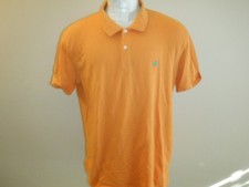 Men's Brooks Brothers SLIM FIT Performance sz 2XL XXL Orange SS Polo Shirt