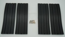 AURORA TJET 9" BRIDGE TRACKS 4 PC W/HRDWR GOOD-VG COND CLEAN RACE READY