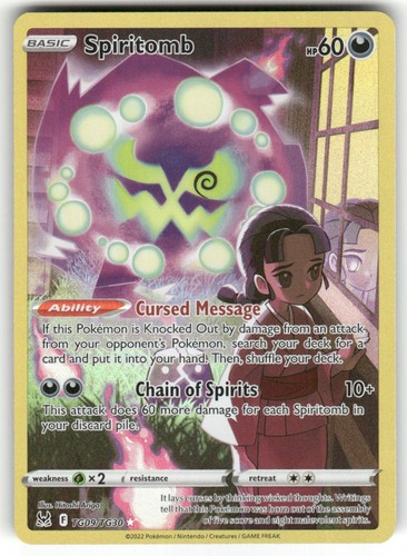 Spiritomb TG09/TG30 Holo Lost Origin Trainer Gallery Pokemon NM/M