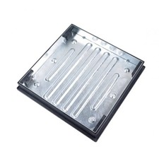 Clark Drain CD 791R Manhole Cover 600x600 Recessed 10T Driveway Steel
