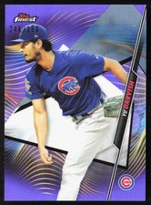 2020 Topps Finest Yu Darvish Purple Refractor /250 #52 Chicago Cubs