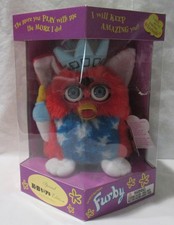 Vintage 1999 Furby Patriotic 4TH OF JULY STATUE OF LIBERTY Limited Ed sealed box