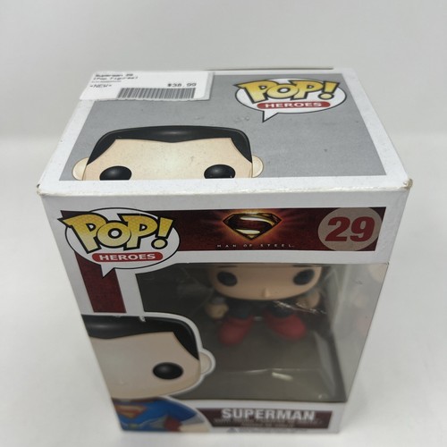 Funko Pop! DC Comics Superman Man of Steel 29 DMG'd Box - Picture 2 of 11