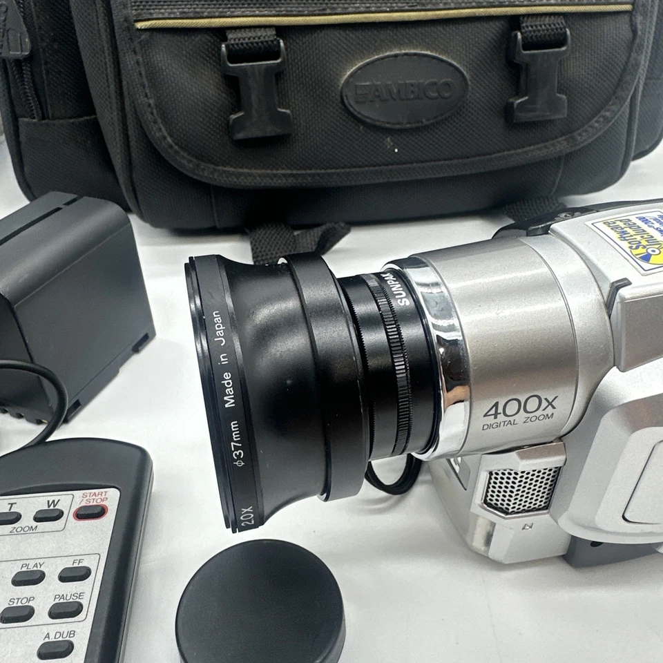 JVC GR-SXM730 GR-SXM730U Super VHS Camcorder Bundle Night Alive ( E03 Error ) - Image 4 of 4