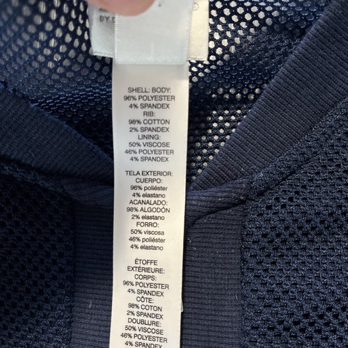 Chico’s Zenergy Mesh Full Zip Jacke Damen 1 M blau 3/4 Arm Taschen - Bild 3 von 13