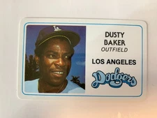 Dusty Baker - 1981 Perma-Graphics / Topps Super Star Baseball Credit Cards #27