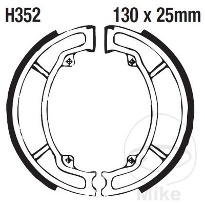 22851-Zapatas de freno con muelle EBC compatible con HONDA PES 150 PS I