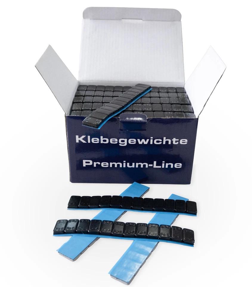 100 Klebegewichte Riegel 6Kg Schwarz Kleberiegel 12x5g Auswuchtgewicht Zink - Bild 3 von 4