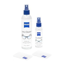 Lens Cleaning Kit: 8 oz 2 oz Spray, 4 Piece Set, Microfiber Cloths