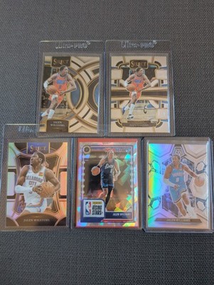 Jalen Williams 10 Card Veteran Insert/Parallel Lot OKC Thunder