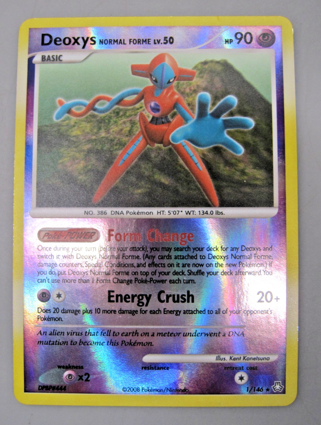 Deoxys Normal Forme 1/146 Legends Awakened Reverse Holo NM Pokemon Card