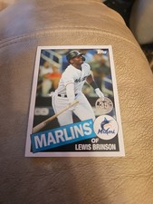 Lewis Brinson 2020 Topps Update #85TB-50 1985 Topps Baseball 35th Anniversary