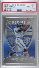 2018 Panini Chronicles Crusade Holo Prizm Ozzie Albies #25 PSA 8 1c7