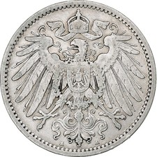 [#1114096] Coin, GERMANY - EMPIRE, Wilhelm II, Mark, 1902, Berlin, EF(40-45), Si