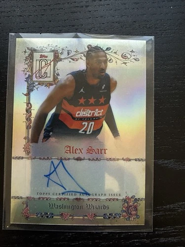 2025 Topps Signature Alex Sarr Base (RAW)