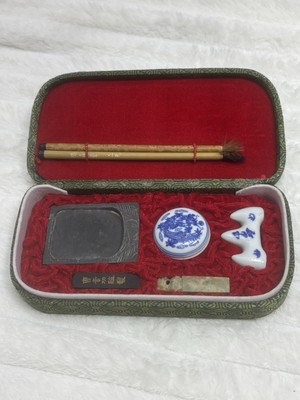 Chinese calligraphy set  Four Treasures of the Scholar s Studio''