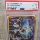 2016 POKEMON XY EVOLUTIONS #103 FULL ART/MEWTWO EX PSA 8