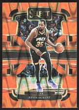 3224G 2023-24 Panini Select #2 Kevin Durant Orange Tectonic Prizms