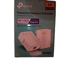 TP-Link AV 1000 Gigabit Power Line Extender - New - Open damaged Box