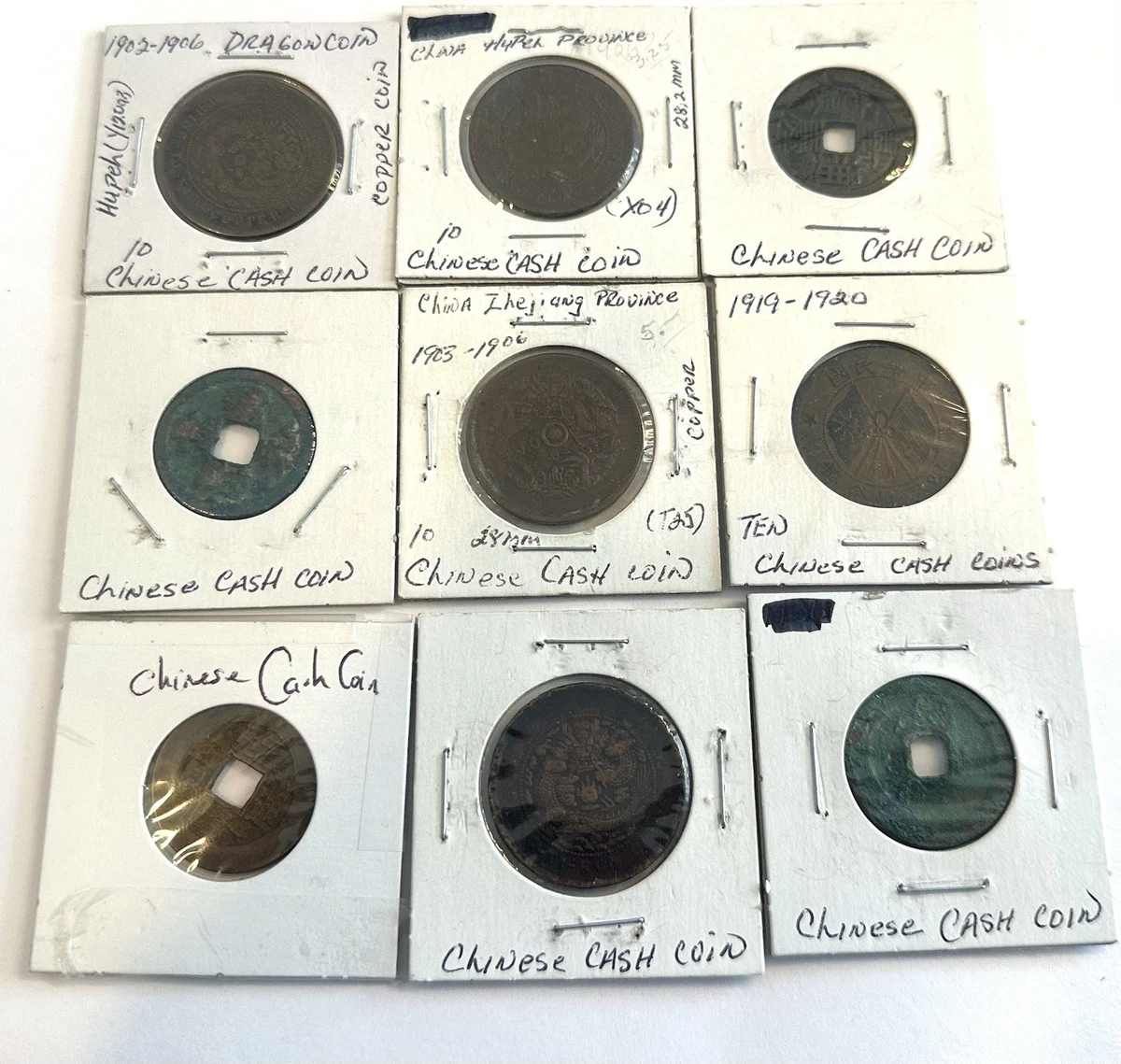 Uncertified 1900 Year Chinese Coins | eBay