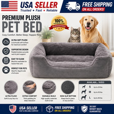 Pet Dog Cat Bed Puppy Cushion House Soft Warm Kennel Mat Blanket Pad Washable