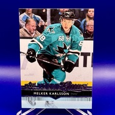 Melker Karlsson 2014-15 Upper Deck 468 Young Guns Rookie San Jose Sharks RC