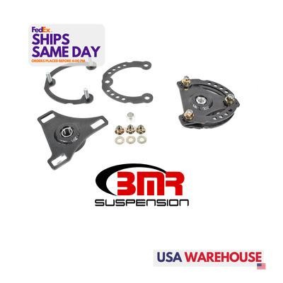 Bmr Suspension CP001H, Kit Caster camber plates Black Aluminum Performance Parts