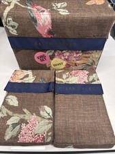 Ralph Lauren Harlow Brinly Forest Brown King Duvet Cover  2 King Shams New 