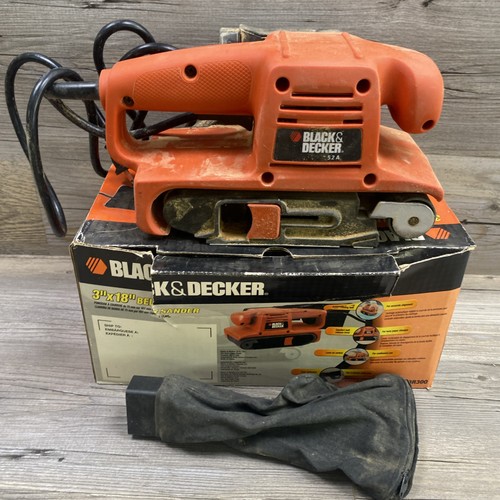 Black and Decker belt sander BR300 5.2-Amp 3-Inch by 18-Inch Belt Type 1 (G) - Picture 10 of 11