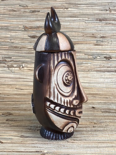 Hukilau 2018 Tiki Mug 2 Pieces w/ Lid Joe Vitale Eekum Bookum #177 10" Tall New - Picture 10 of 13