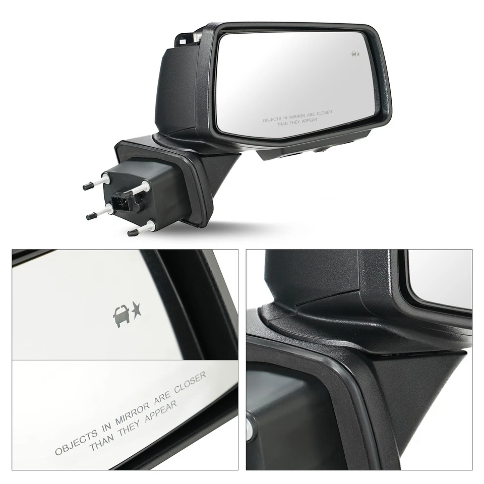 Right Side Mirror w/ Camera w/ BSD For 2019-2025 Chevy Silverado 1500 16 Pins - Image 2 of 4