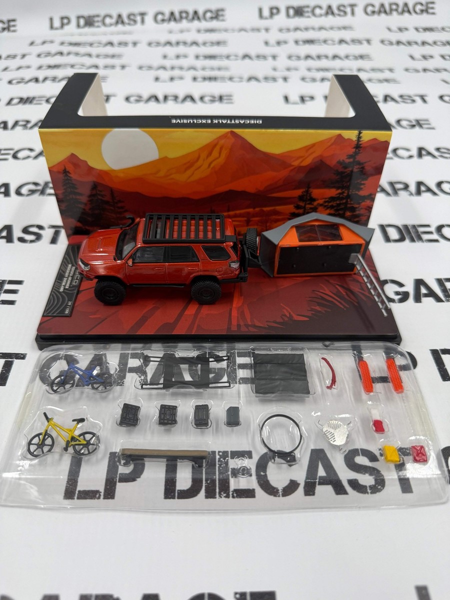 GCD Toyota 4Runner Inferno Orange Clean Version 1:64 Diecast