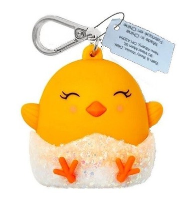 NEW Cute! EASTER Bath and Body Works HAPPY YELLOW CHICK IN EGG PocketBac Holder