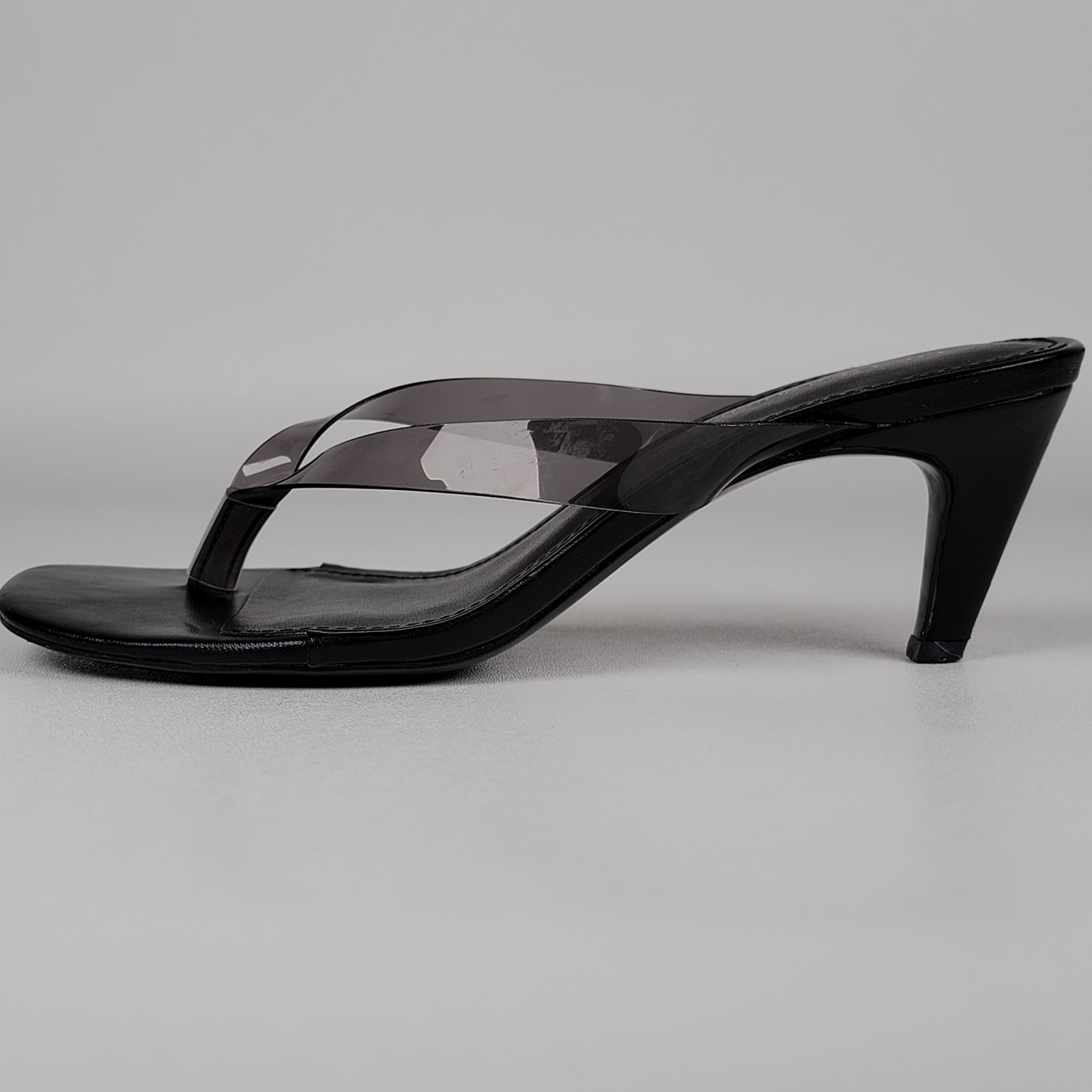 BCBGENERATION BLACK TABINA SQUARE TOE KITTEN HEEL… - image 4