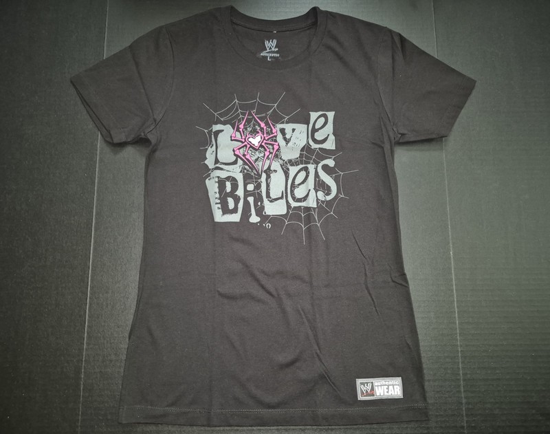 WWE AJ Lee Love Bites Shirt Women's L Authentic CM Punk Official Exclusive NEW