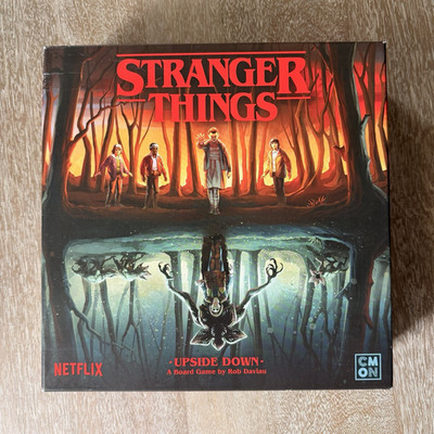 Stranger Things Upside Down Board Game CMON Rob Daviau Complete Gently Used