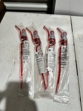 Four ICEE sip 'n see Vintage Straws Too Cool Polar Bear approx 14" New sealed