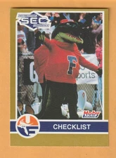 Albert Gator Florida Gators 1991 Hoby SEC Stars #383