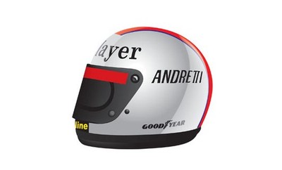 1:8 Truescale Casco M.Andretti 1977 True Scale Miniatures Tsm12Ac05 Modell