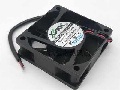 1PCS XFAN RDH6020S 6020 DC12V 0.16A 60*60*20MM 2-Wire Cooling Fan