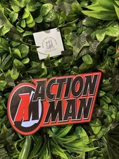 Action Man Logo Sign Light 👀👀 Vintage Toy Collectors!