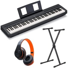 YAMAHA P-45B  tastiera+ headphones + keyboard stand, in og packaging. Bundle.