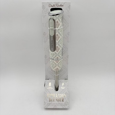 DwellStudio Immersion Blender 500W 2-Speed Handheld Stick Mixer Floral Damask