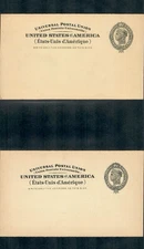 US Postal Card Lot  Unused & Used 1890’s -1960’s In Protective Sheets 27 Hinged